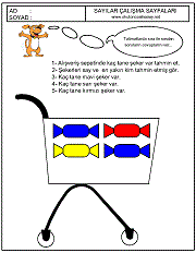 birinci sınıflar için sayı çalışma sayfaları